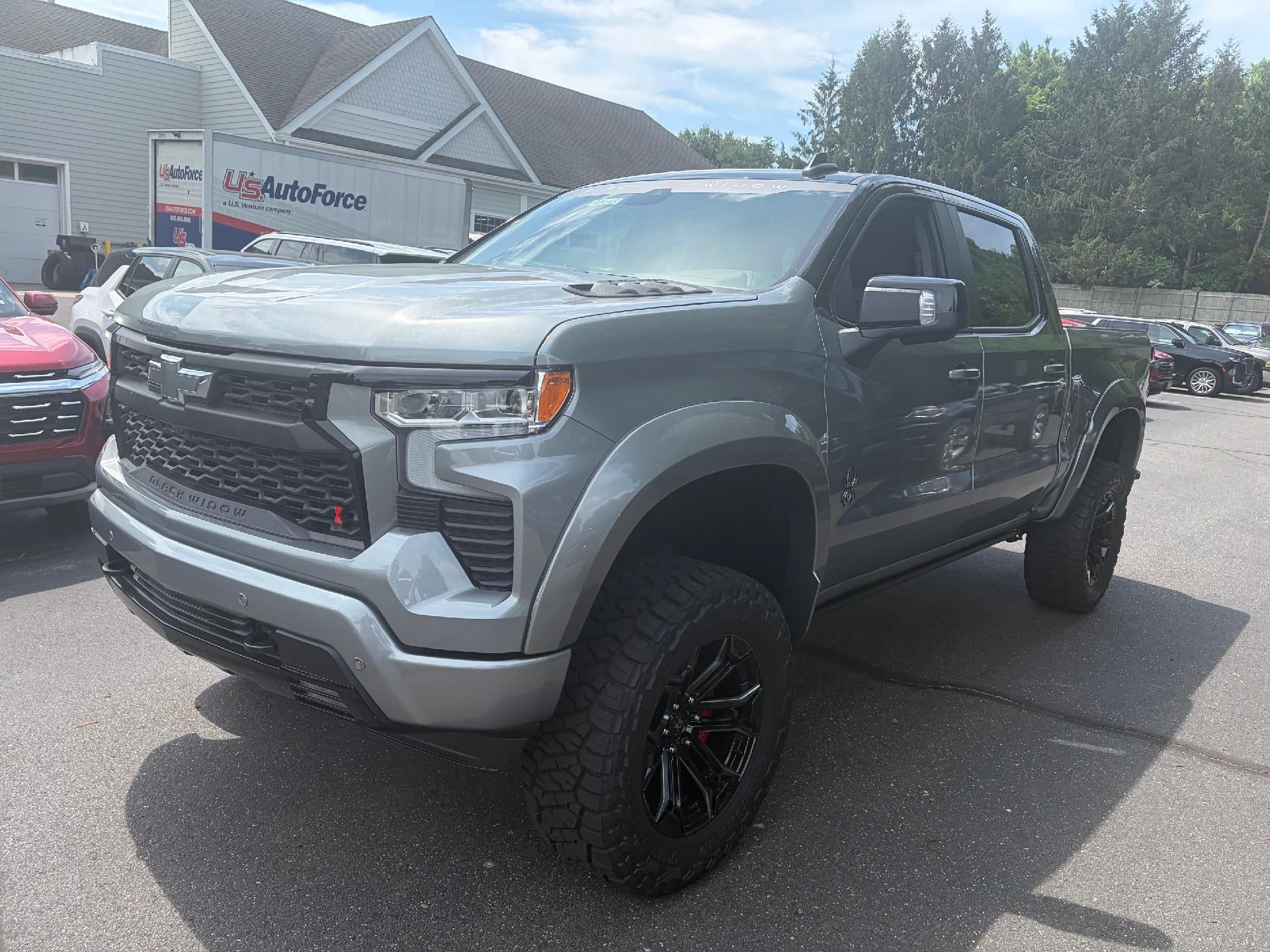 2026 Chevrolet Silverado 1500 RST in Sterling Gray Metallic — front three-quarter view